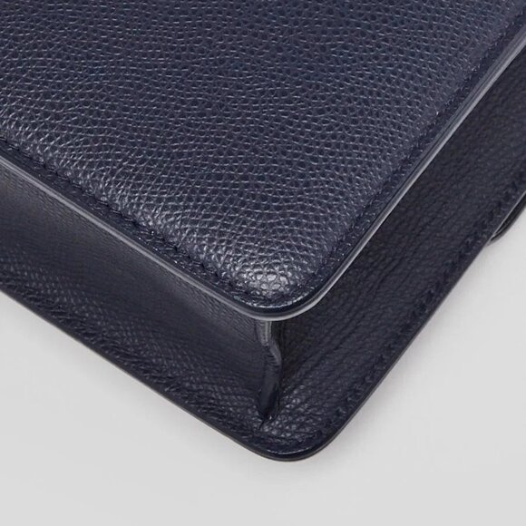 Christian Dior Blue Ultramatte Leather Montaigne 30 Flap Bag - Picture 5 of 10